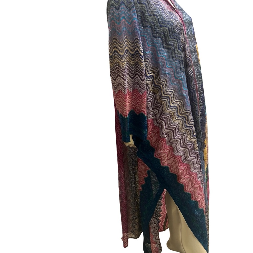 Free People Colorful Knit Shawl - Picture 2 of 16